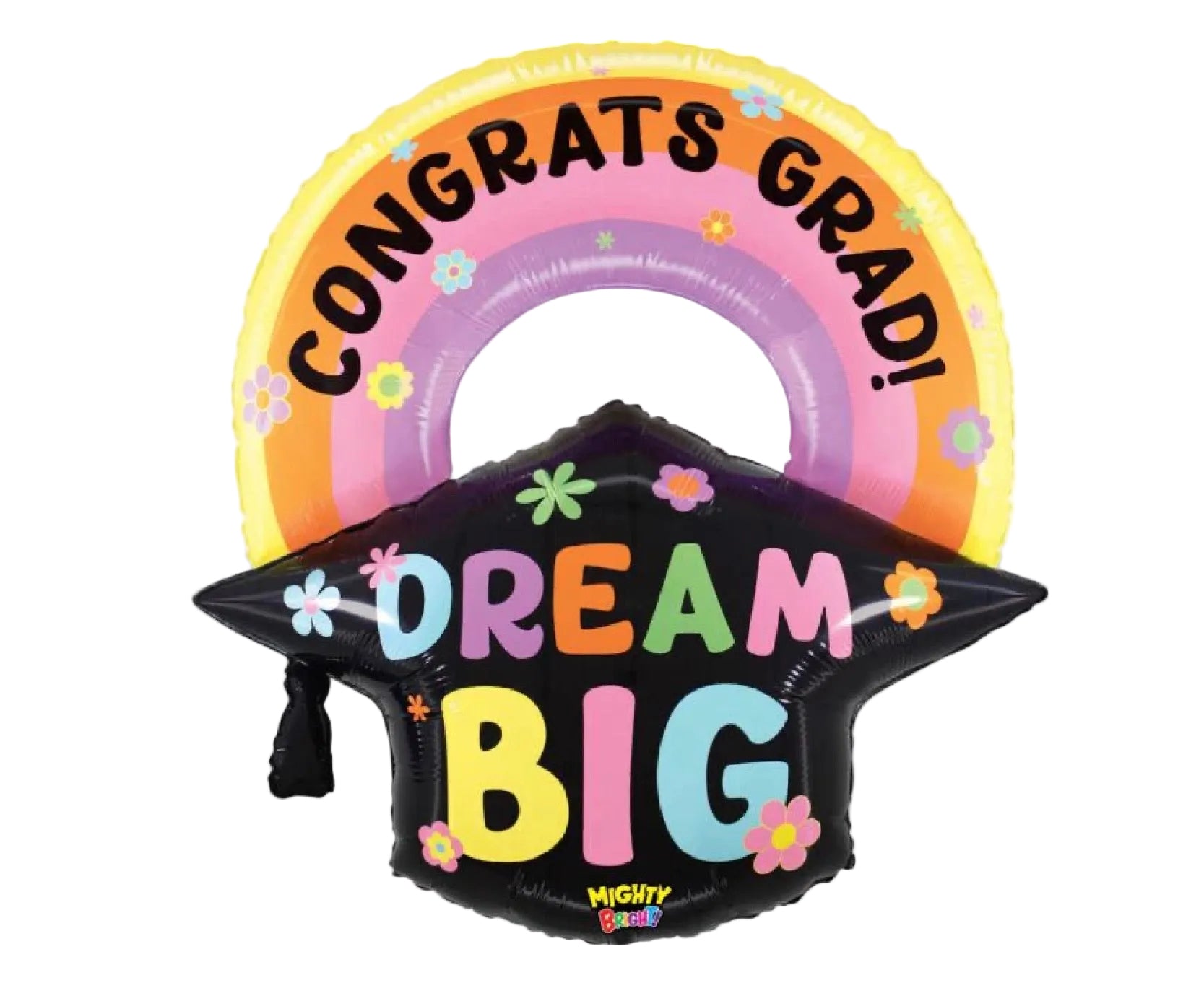 Betallic 30"Congrats GRAD! Dream Big Pastel